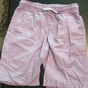 Light purple draw string shorts